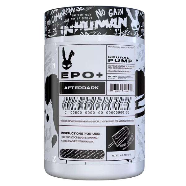 AfterDark EPO+ Stim Free Pre Workout 410g Orange Creamsicle