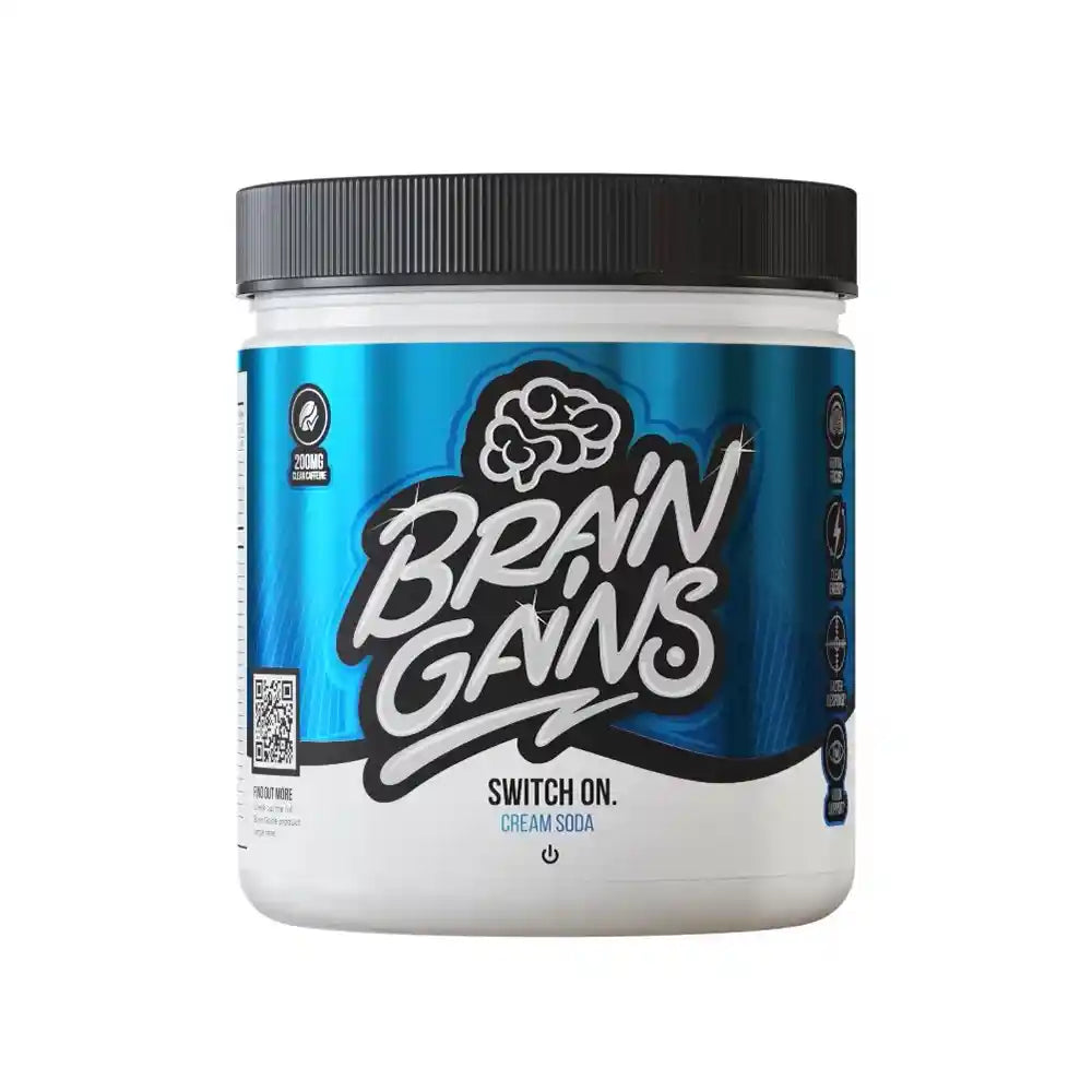 Brain Gains Switch On 225g Cream Soda