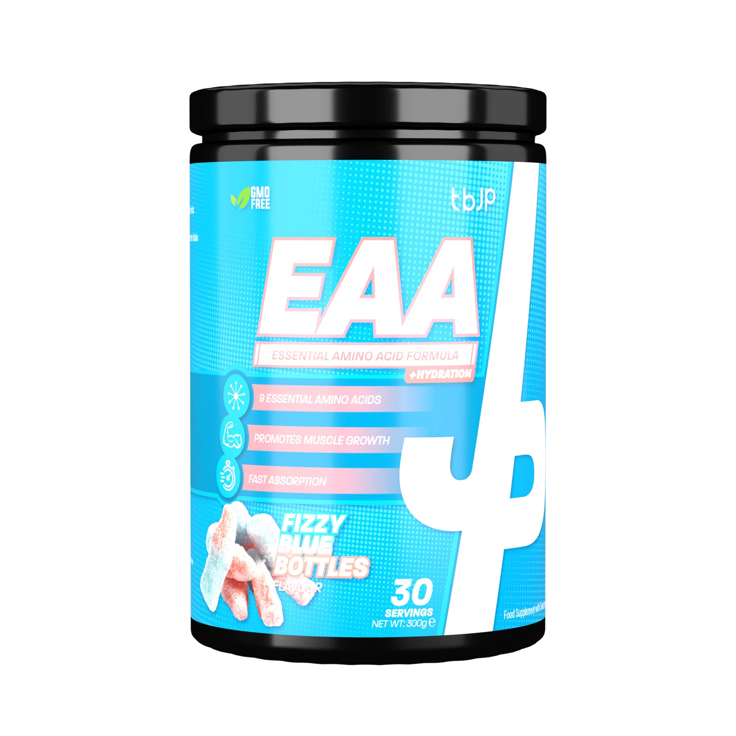 Trained By JP EAA 300g Fizzy Blue Bottle