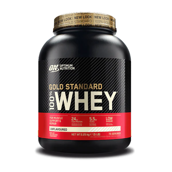 Optimum Nutrition Gold Standard 100% Whey 2.22kg Unflavoured