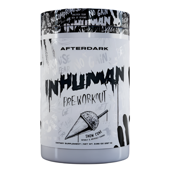AfterDark InHuman Pre Workout 257g Snow Cone
