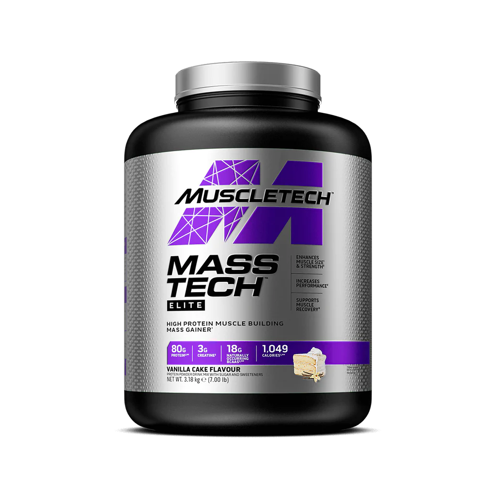 Muscletech Mass Tech Elite 3.18kg Vanilla Cake