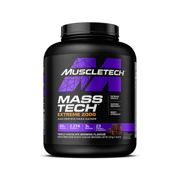 Muscletech Mass Tech Extreme 2.72kg Triple Chocolate Brownie