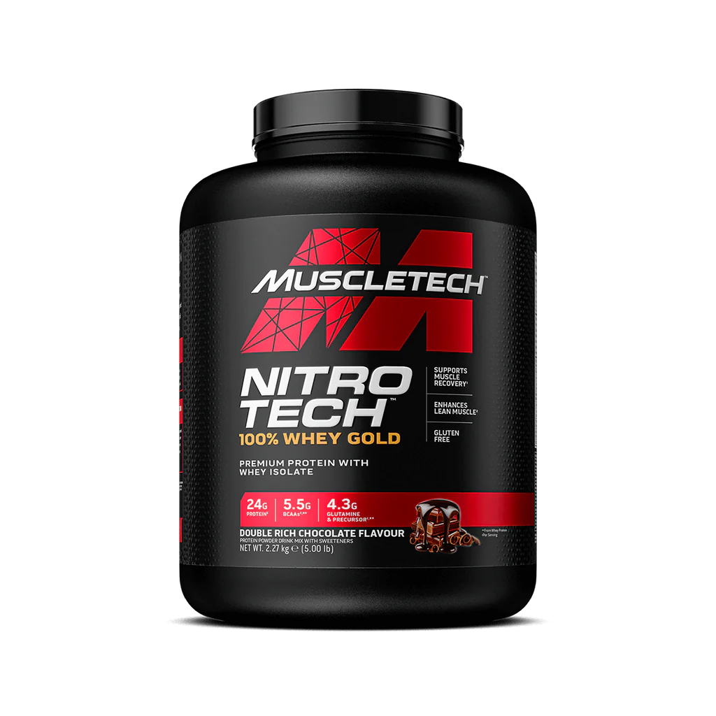 Muscletech Nitro Tech 100% Whey Gold 2.27kg Double Rich Chocolate