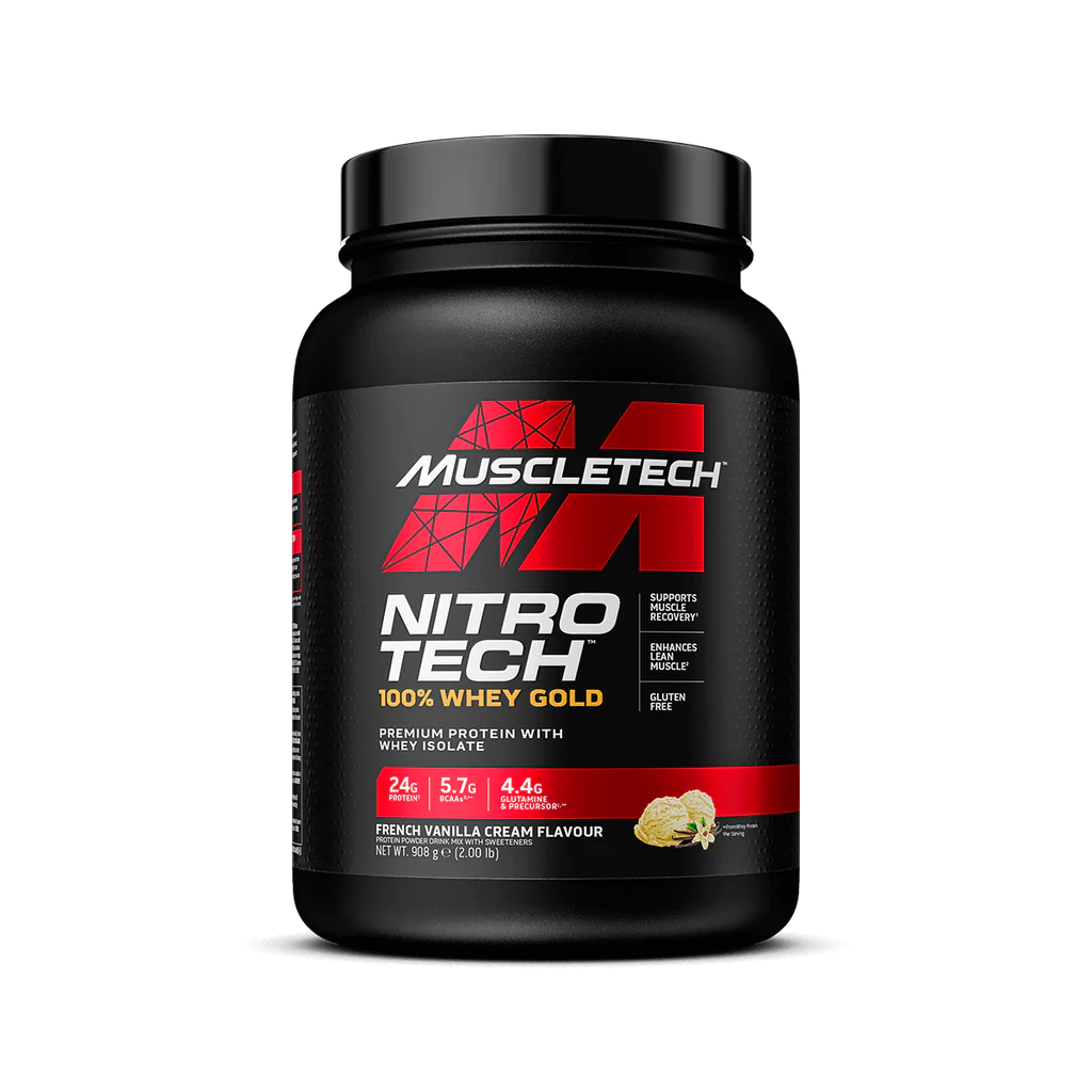 Muscletech Nitro Tech 100% Whey Gold 907g French Vanilla Creme
