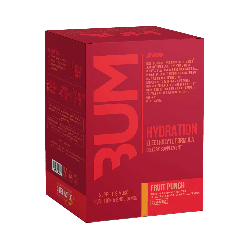 Raw Nutrition Hydration 122g Fruit Punch