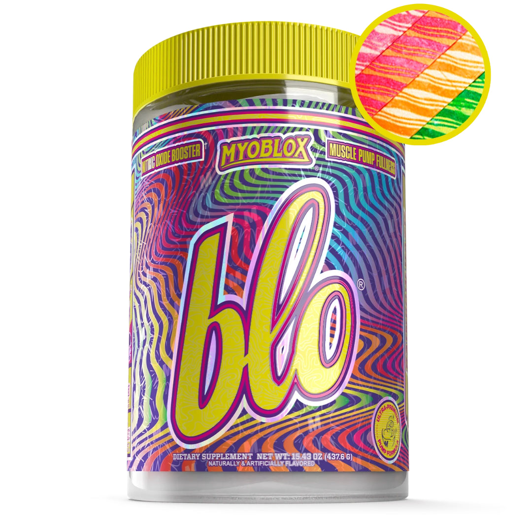 MyoBlox Blo Muscle Pump Formula 437.6g Rainbow Haze