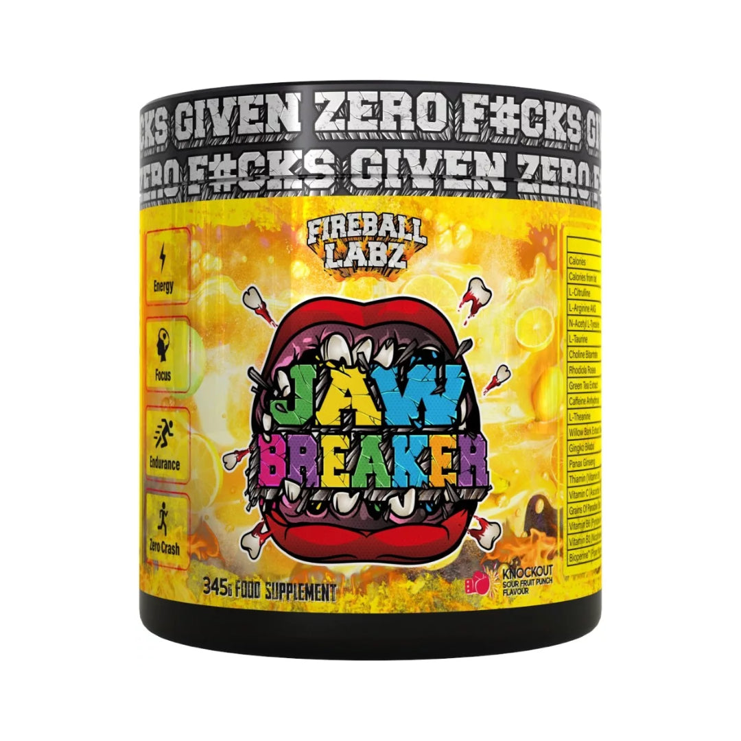 Fireball Labz Jaw Breaker 345g Knockout (Sour Fruit Punch)
