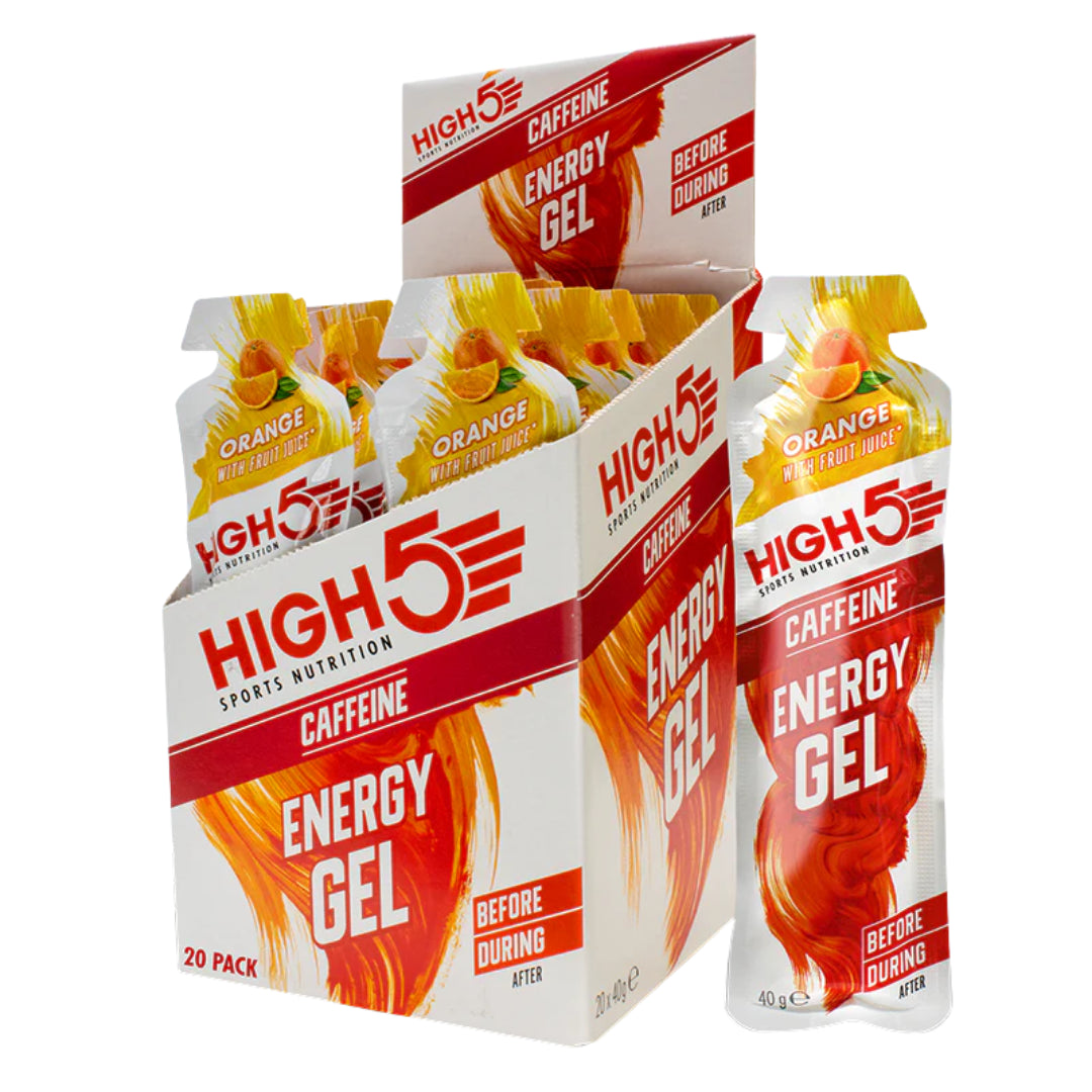 HIGH5 Energy Gel Caffeine 20x40g Orange