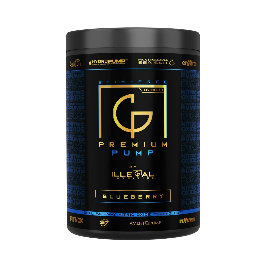 Illegal Nutrition Premium Pump V2 (Stim-Free) 375g Blueberry