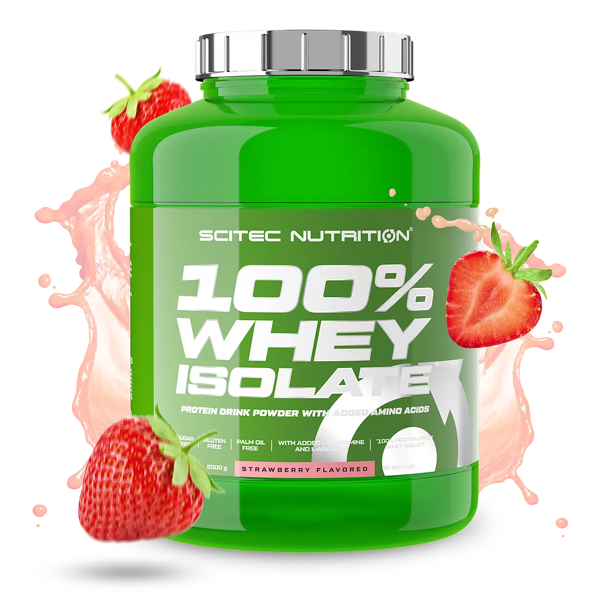 Scitec Nutrition 100% Whey Isolate 2000g Strawberry