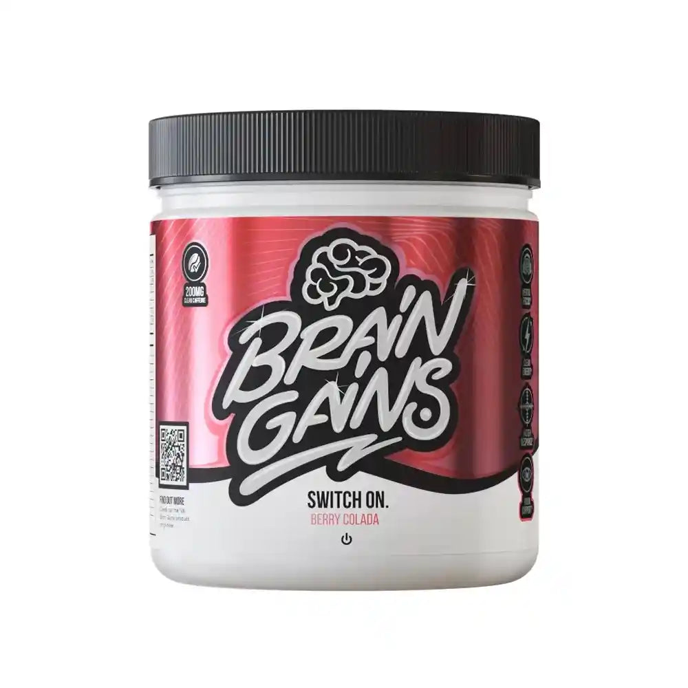 Brain Gains Switch On 225g Berry Colada