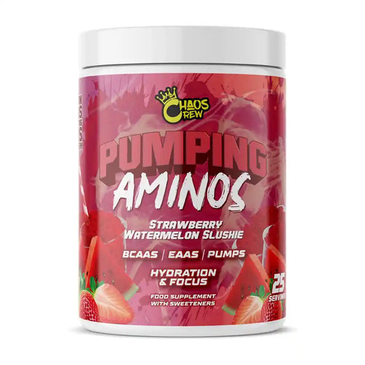 Chaos Crew Pumping Aminos 2.0 325g Strawberry Watermelon