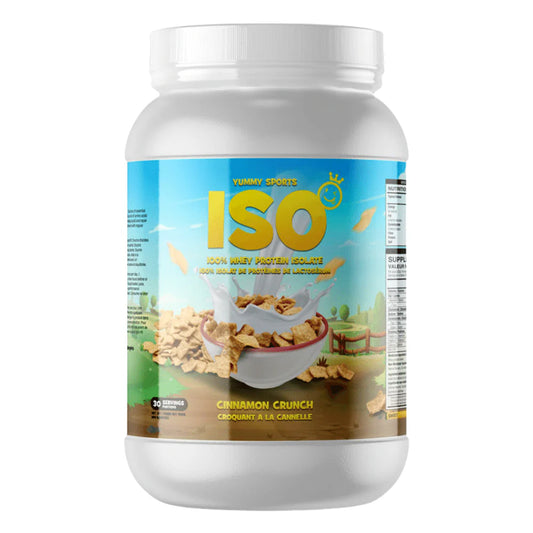 Yummy Sports ISO Tub 30 Serv 960g Cinnamon Cereals