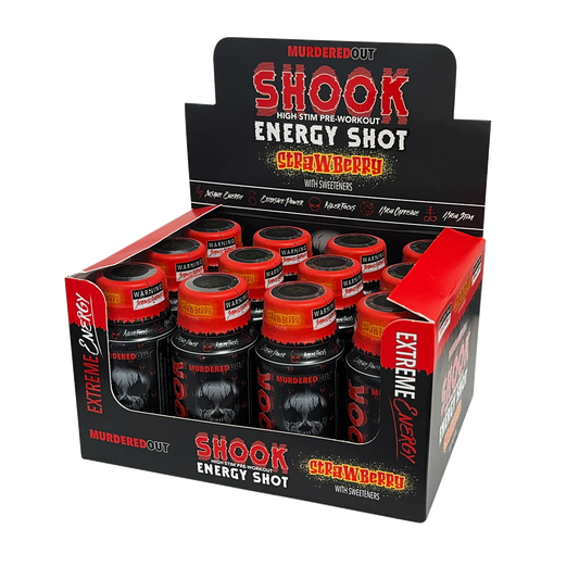 Murdered Out Shook Energy Shot 12x60ml Orange