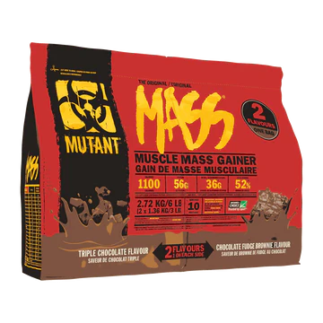 Mutant Mass Dual Chamber 2.72kg Choc & Choc Fudge Brownie