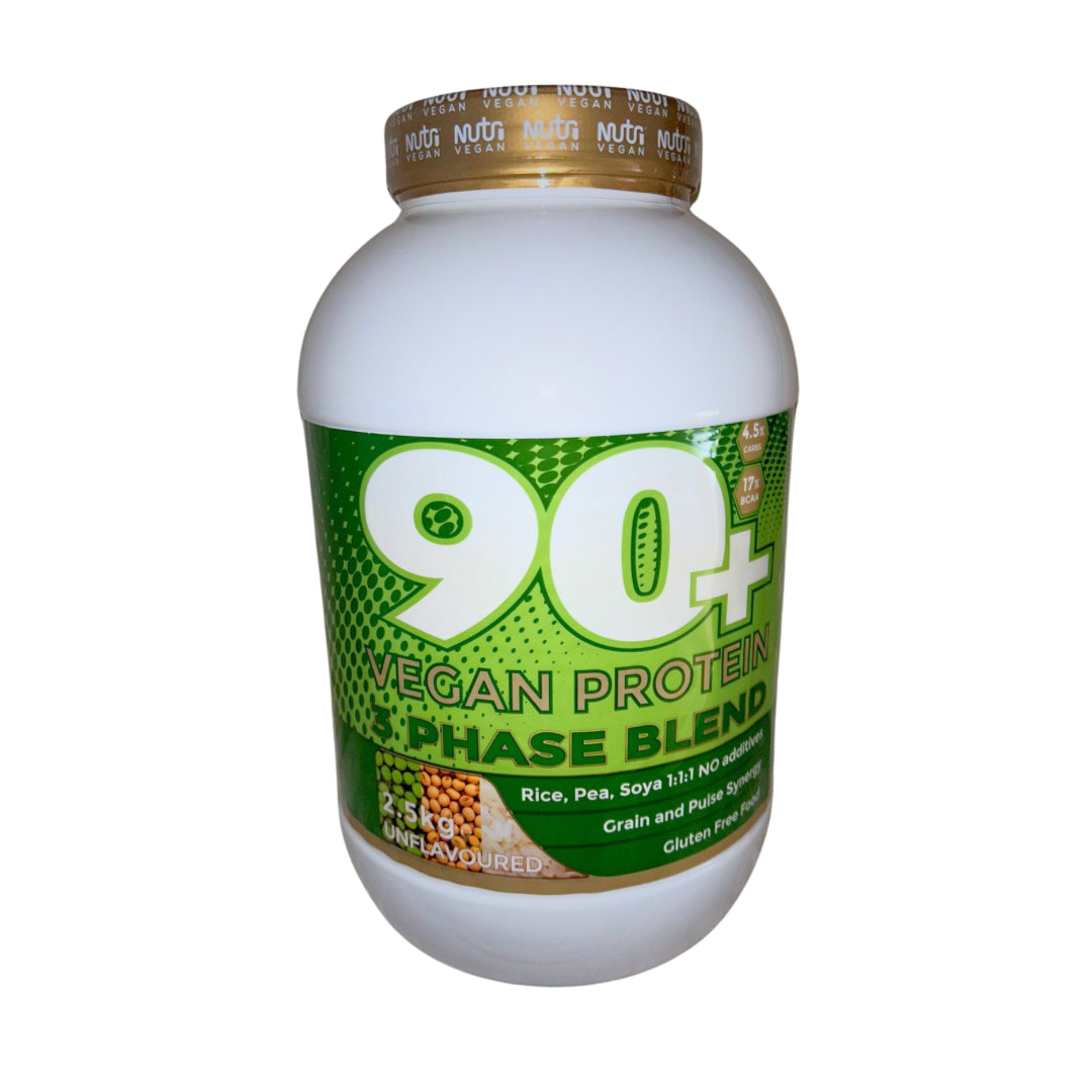 Nutri Vegan 90+ Protein Vegan 2.5kg Unflavoured