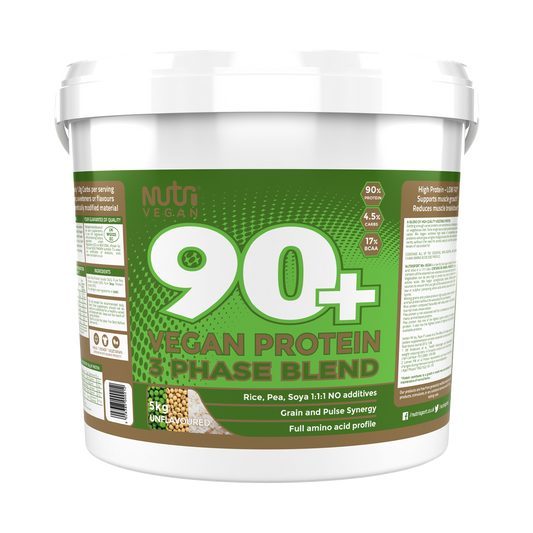 Nutri Vegan 90+ Protein Vegan 5kg Unflavoured