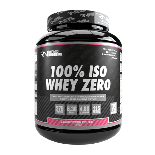 Refined Nutrition Refined 100% Iso Whey Zero 2.27kg Strawberry Delight