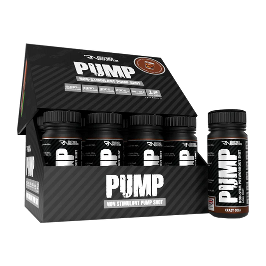 Refined Nutrition Pump Non-Stim Pre-workout Shots 12x60ml Crazy Cola