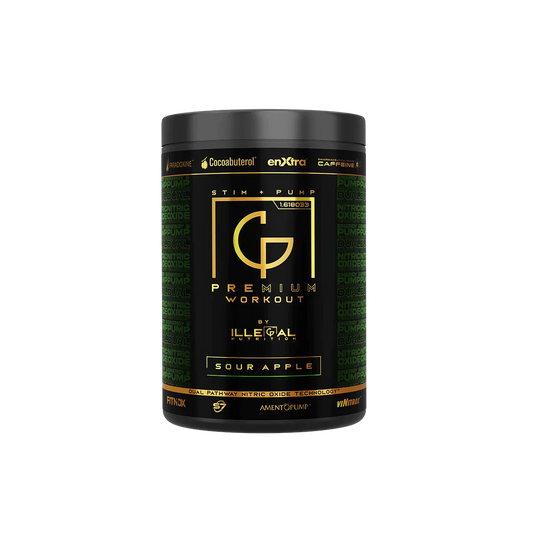 Illegal Nutrition Premium Pre-Workout (Stim + Pump) 193g Sour Apple