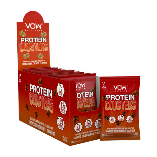 VOW Nutrition Protein Clusters 12x30g White Chocolate