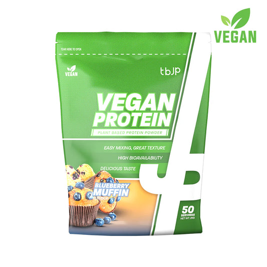 Trained By JP Vegan Protein 2kg Blueberry Muffin