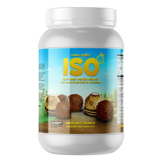 Yummy Sports ISO Tub 30 Serv 960g Hazelnut Crunch
