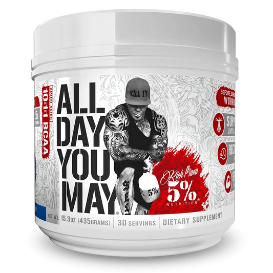 Rich Piana 5% Nutrition All Day You May Legendary Series 465g Lemon Lime