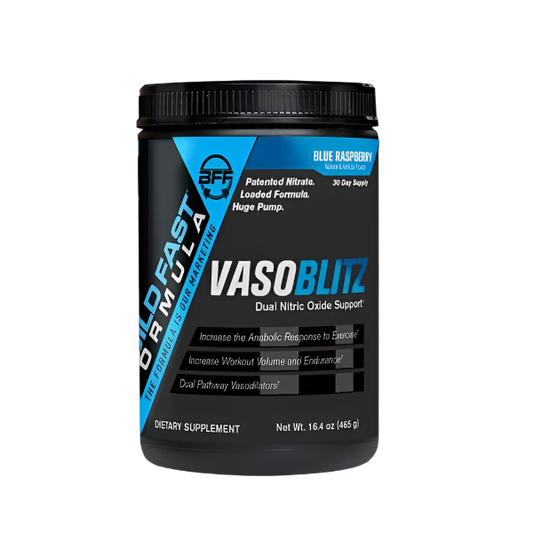 Build Fast Formula Vaso Blitz 465g Blue Raspberry