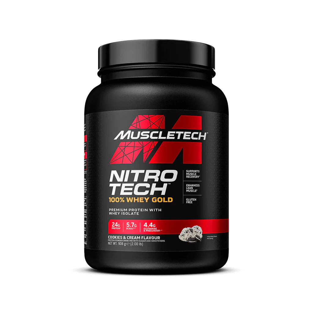Muscletech Nitro Tech 100% Whey Gold 907g Cookies & Cream