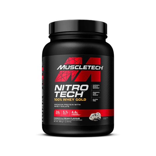 Muscletech Nitro Tech 100% Whey Gold 907g Cookies & Cream