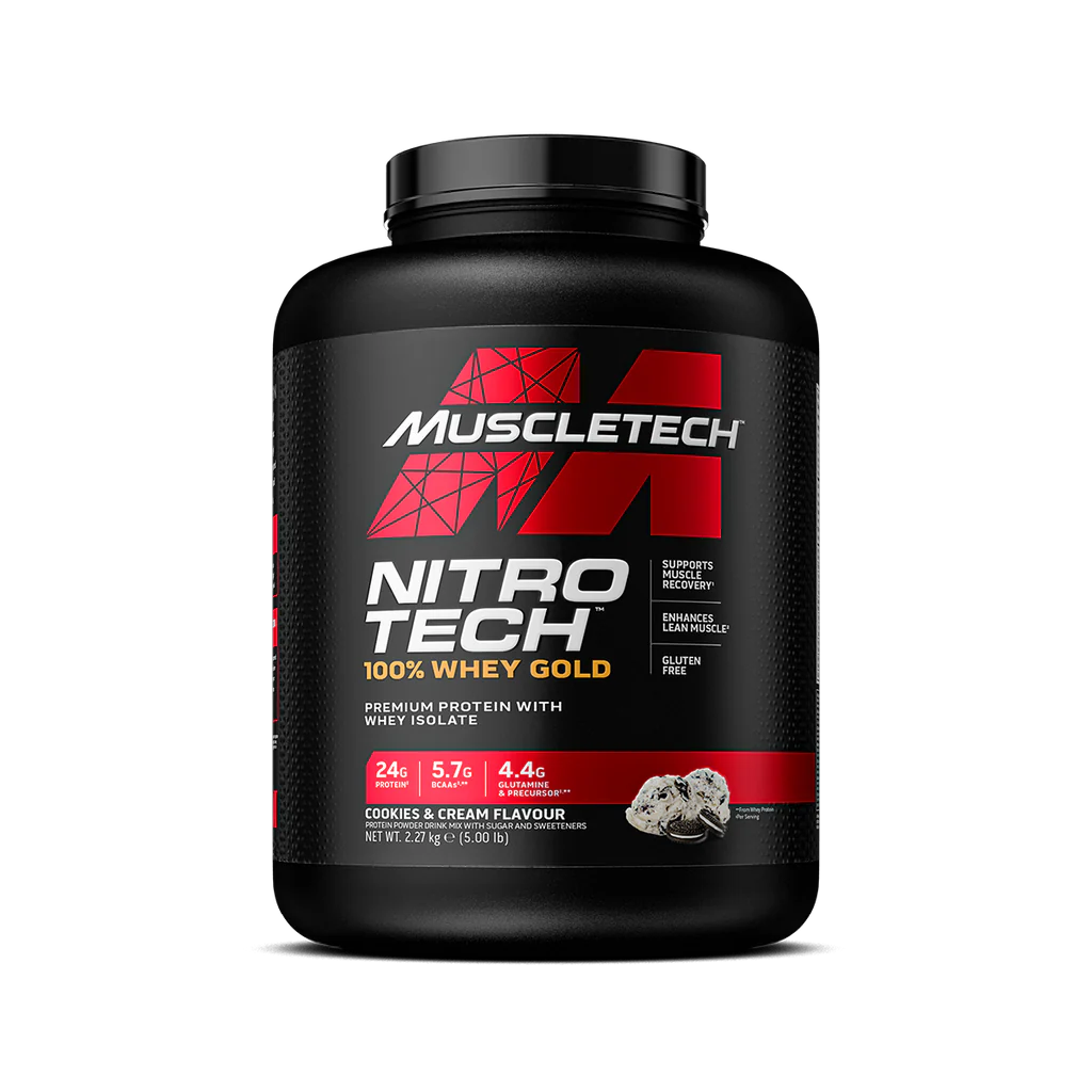 Muscletech Nitro Tech 100% Whey Gold 2.27kg Cookies & Cream