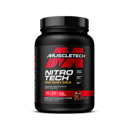 Muscletech Nitro Tech 100% Whey Gold 907g Double Rich Chocolate