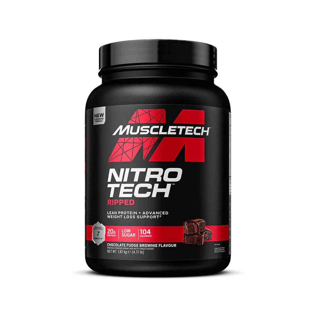 Muscletech Nitro Tech Ripped 1.8kg Chocolate Fudge Brownie