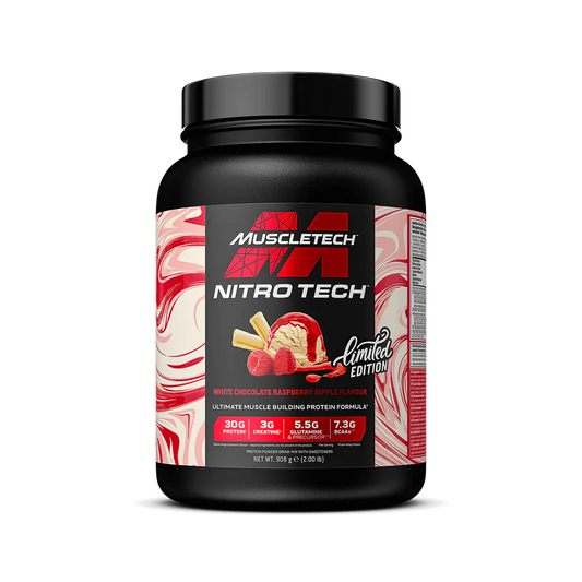 Muscletech Nitro Tech 907g White Chocolate Raspberry Ripple