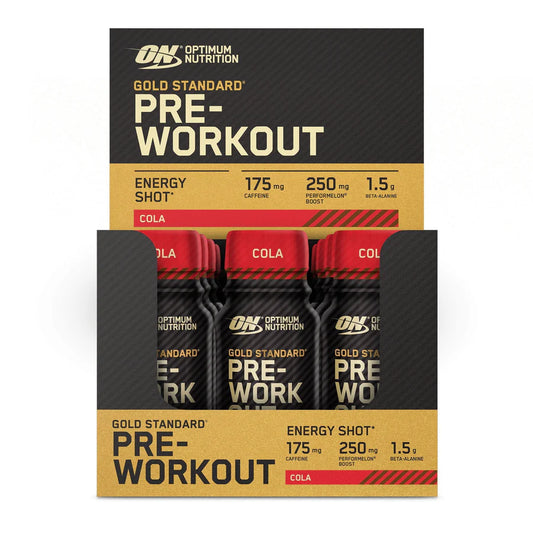 Optimum Nutrition Gold Standard Pre-Workout Shot 12x60ml Cola