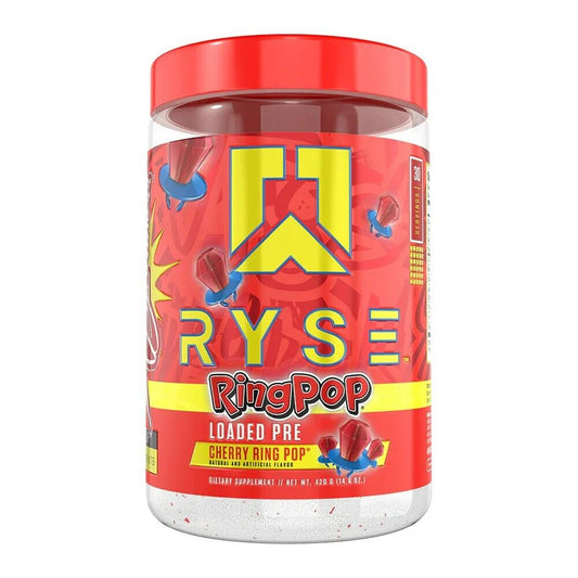 RYSE Loaded Pre-Workout 420g Ring Pop Cherry