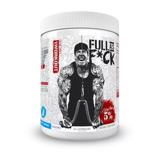 Rich Piana 5% Nutrition FULL AS F*CK Legendary Series 372g Blue Raspberry