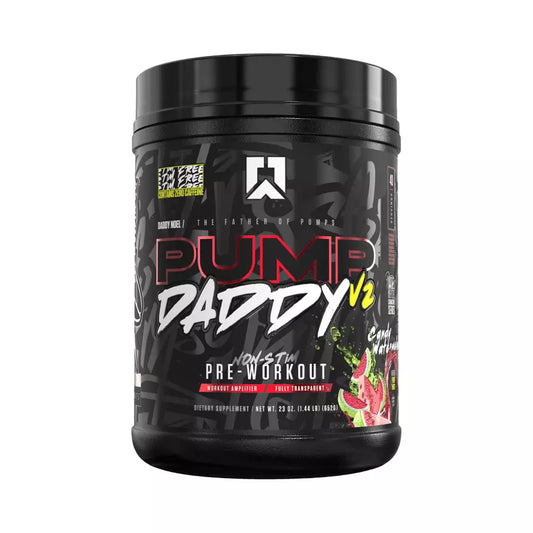 RYSE Pump Daddy V2 Non-Stim Pre-Workout 650g Candy Watermelon