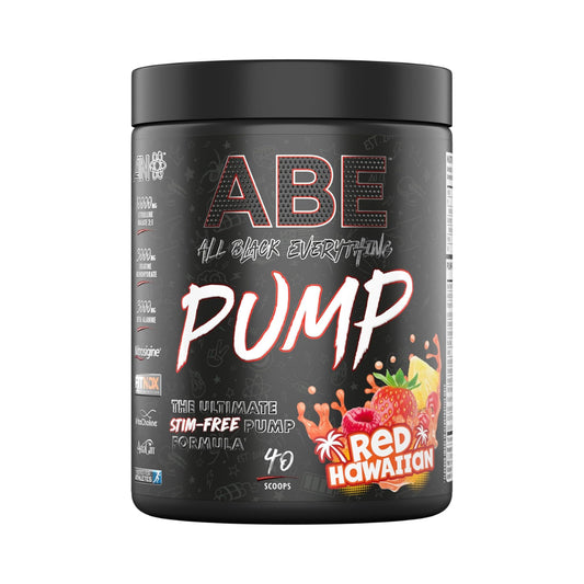 ABE All Black Everything Pump Red Hawaiian