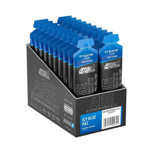 Applied Nutrition ABE (All Black Everything) Pre Workout Gel 20x60g Icy Blue Raz