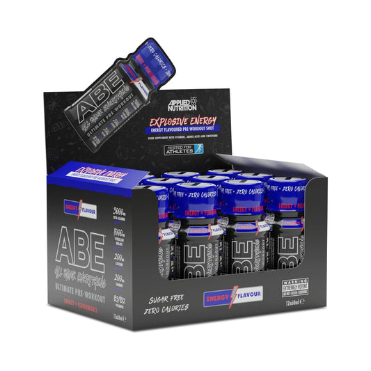 Applied Nutrition ABE (All Black Everything) Shots 12x60ml Energy