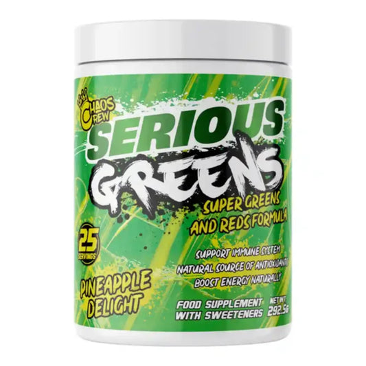 Chaos Crew Serious Greens 292g Pineapple Delight