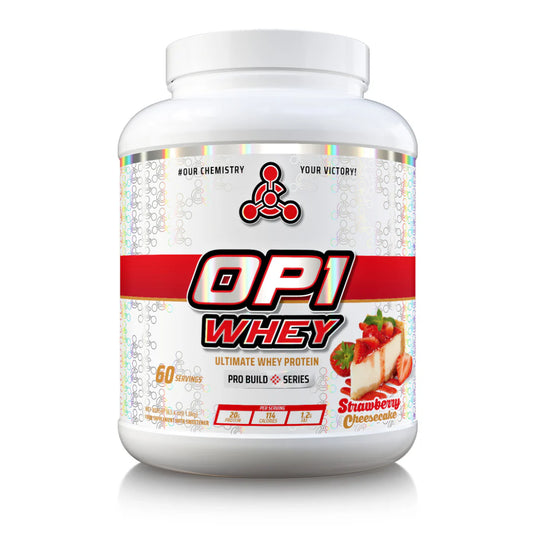 Chemical Warfare OP1 Whey 1.8kg Strawberry Cheesecake