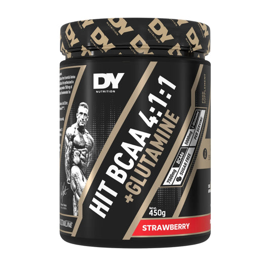 DY Nutrition Hit BCAA 4:1:1 + Glutamine 450g Strawberry