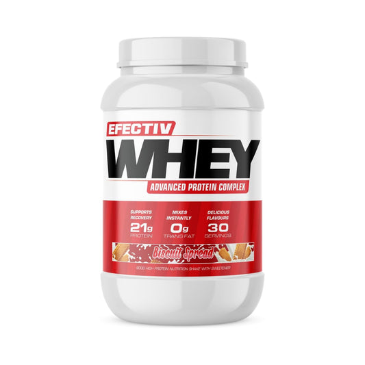 Efectiv Nutrition Whey Protein 900g Biscuit Spread