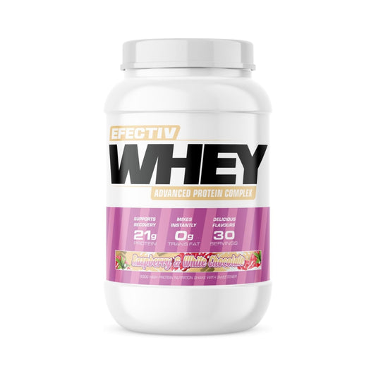 Efectiv Nutrition Whey Protein 900g Raspberry & White Chocolate