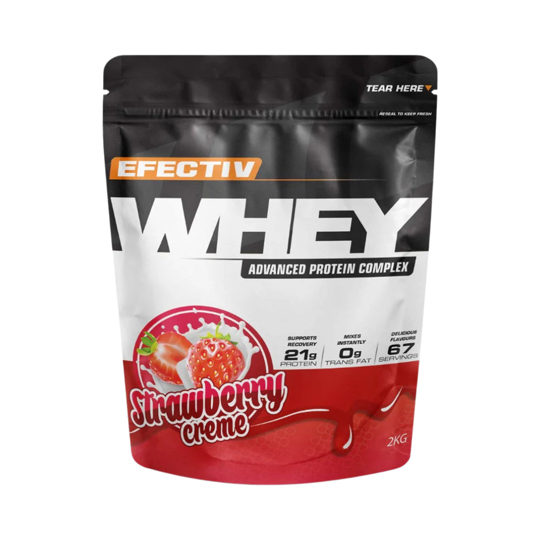 Efectiv Nutrition Whey Protein 2kg Strawberry Creme