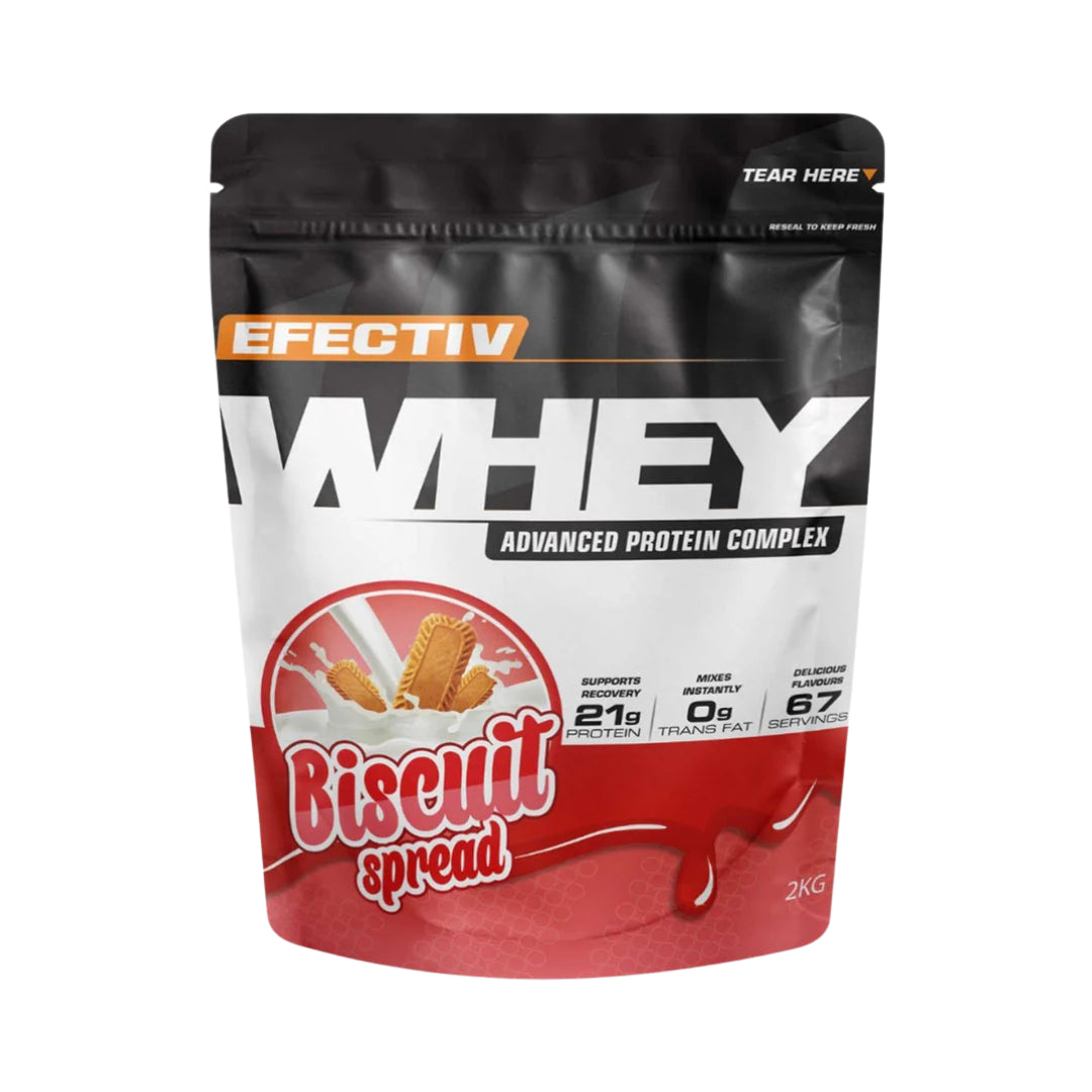 Efectiv Nutrition Whey Protein 2kg Biscuit Spread